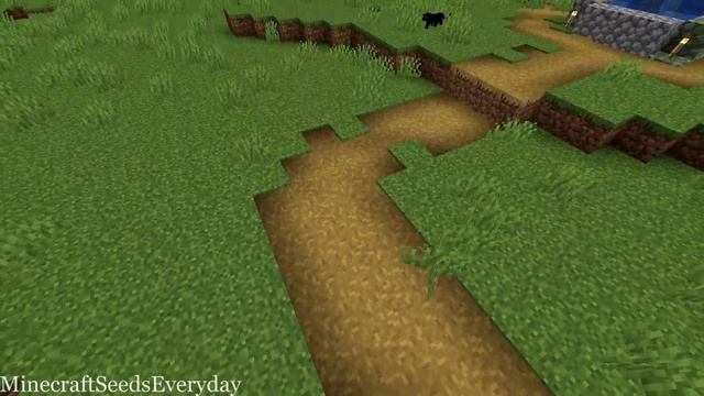 Minecraft Java 1.16.2 Seed: Spawn in a beautiful valley with double village and three blacksmiths смотреть онлайн