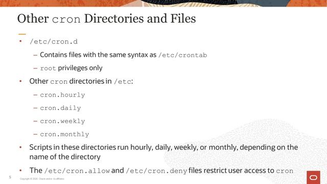 Automating Tasks with Cron on Oracle Linux смотреть онлайн