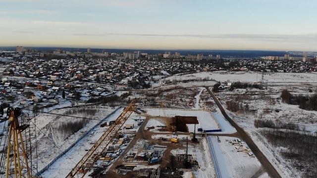 Теплые кварталы Погода, съемка с квадрокоптера, аэросъемка, Пермь смотреть онлайн