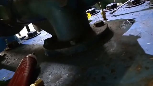 Servicing The Gardner Denver Air Compressor.