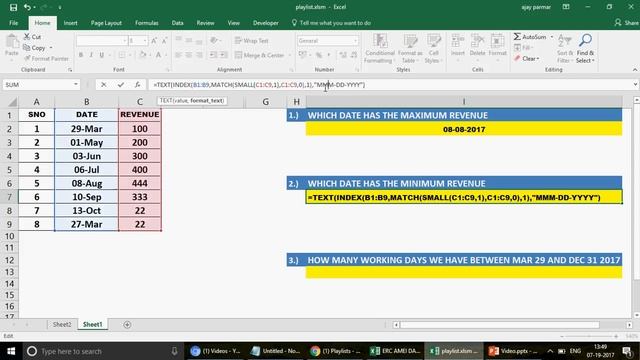 Learn MS Excel-Video 444- Interview on Dates using DMAX INDEX LARGE смотреть онлайн