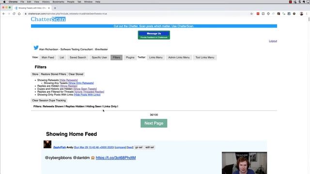 Curate Information Tweets using Chatterscan Vs Twitter Feed смотреть онлайн