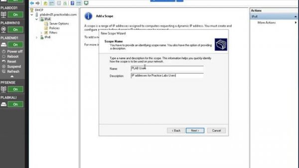 DHCP Server Installation and Configuration