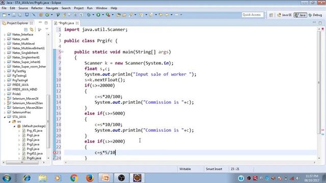 Java Tutorial 14 | Multiple If Statement | ST Academy смотреть онлайн