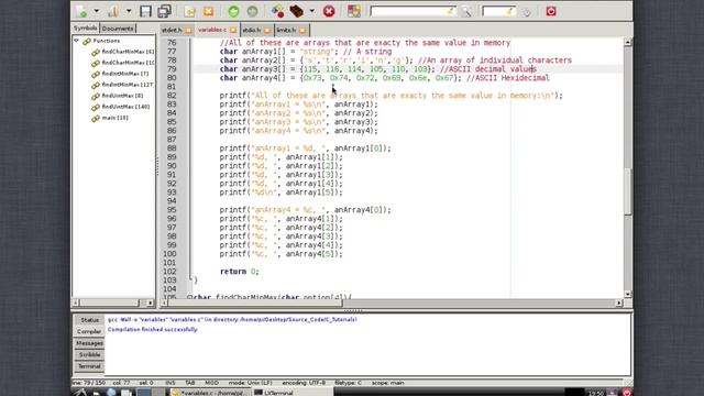 Learn C Programming on Raspberry Pi - 07 - Arrays Strings and Floating Point Variables смотреть онлайн