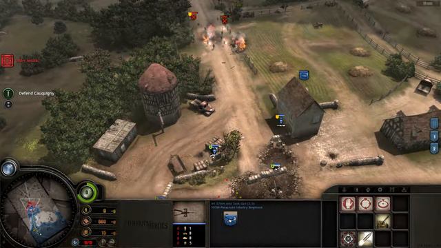 Company of heroes (Europe at War mod): Invasion of normandy mission 3-4# смотреть онлайн