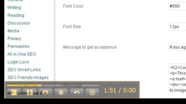 WP Cookie Law Plugin For WordPress смотреть онлайн