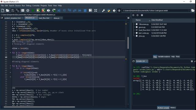 Load Flow Solution in Python смотреть онлайн
