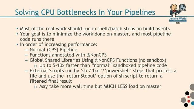 Jenkins World 2017: Pipelines At Scale: How Big, How Fast, How Many? смотреть онлайн