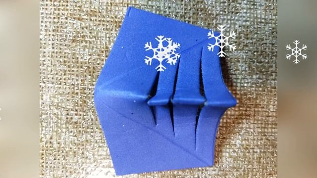 Новогодняя снежинка из фоамирана. Жемчугова Екатерина Александровна смотреть онлайн