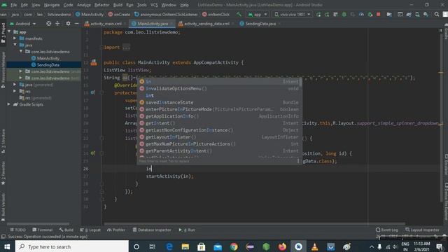 List View Part2:on Click and Send Data смотреть онлайн