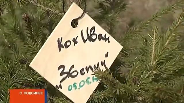 РТС: "В селе Подсинее прошла торжественная закладка Аллеи Победы" смотреть онлайн