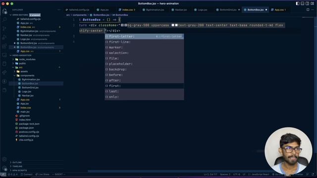Hero Animation with React JS, Tailwind CSS & Framer Motion | Sinhala смотреть онлайн