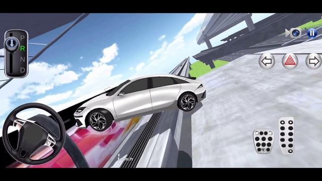 ? Hyundai Ioniq 6 Fights a Train | 3D Driving Class | For my subscribers ? смотреть онлайн