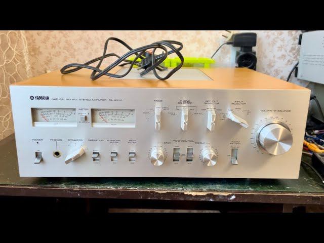 Yamaha CA-2000 профилактика. Часть 1 смотреть онлайн