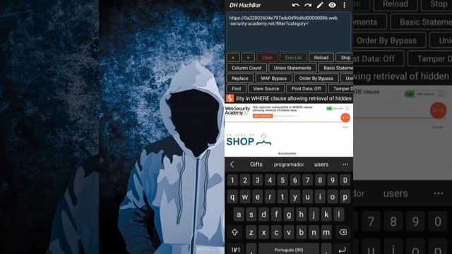 SQL INJECTION Lab.1 #portswigge #sqlinjection #hacking смотреть онлайн