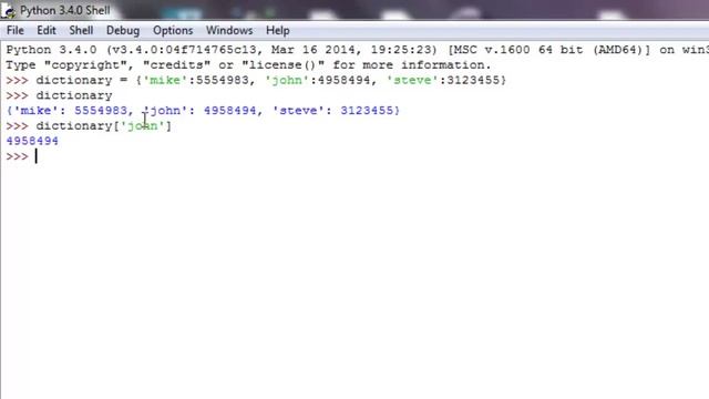 Python - Dictionary смотреть онлайн