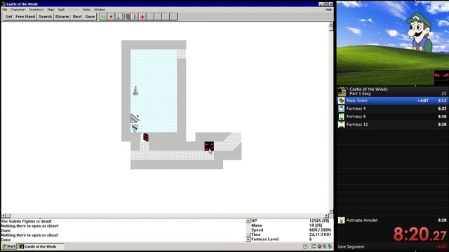 Castle of the Winds Part 1 speedrun in 8:25.75 смотреть онлайн