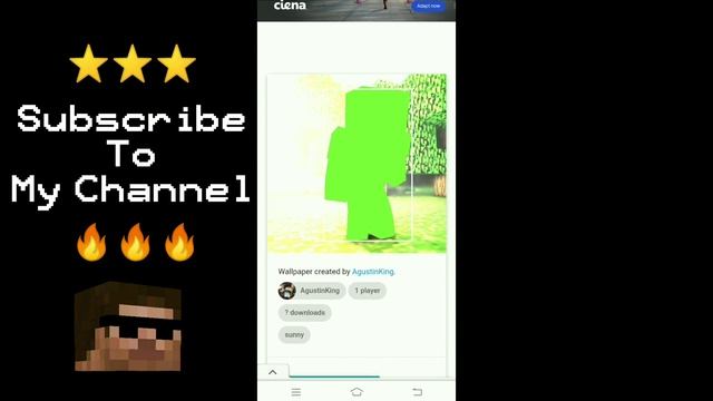 How To Download Minecraft Wallpaper With Your Own Skin??✅(novaskin.me) MCPE Wallpaper смотреть онлайн
