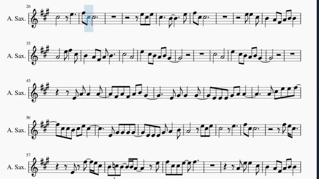 Alto Sax Sheet Music: How to play Save Your Tears by The Weeknd смотреть онлайн