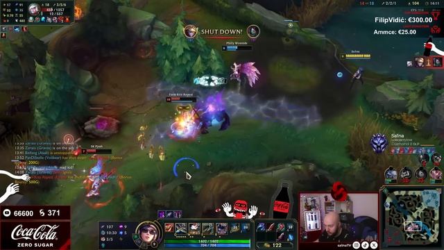 IDE LIVE VRACAMO SE KONACNO EUW SOLOQ #PoweredByCocaColaZeroSugar смотреть онлайн