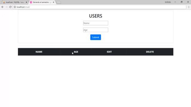 php CRUD | Bootstrap | mysql | mysqli | ALL OPERATIONS смотреть онлайн