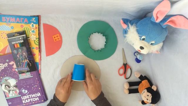 Хижина на полянке. Домик. Поделки из бумаги и картона. смотреть онлайн