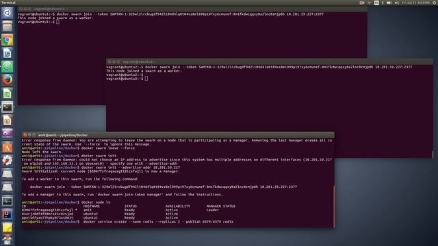 Docker Swarm Mode Service Auto Distribution смотреть онлайн