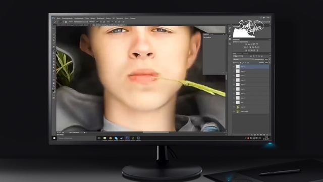 Как научиться фотошопу(Photoshop) ? - Есть ответ! Моя история дизайна и digital art смотреть онлайн