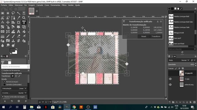 FAZENDO FOTOS POLAROID NO PHOTOSHOP - GIMP 2.10