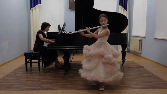 Жак Оффенбах " Баркарола " - исп. Шубина Евгения (флейта) , Ольга Бер (рояль). смотреть онлайн