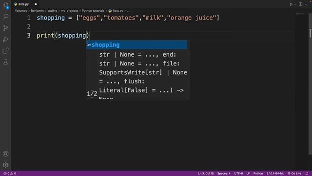 Python Lists kids tutorial | Tutorial 7 | BM coding for kids смотреть онлайн