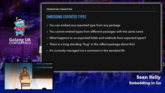 Golang UK Conference 2017 | Sean Kelly - Embedding смотреть онлайн