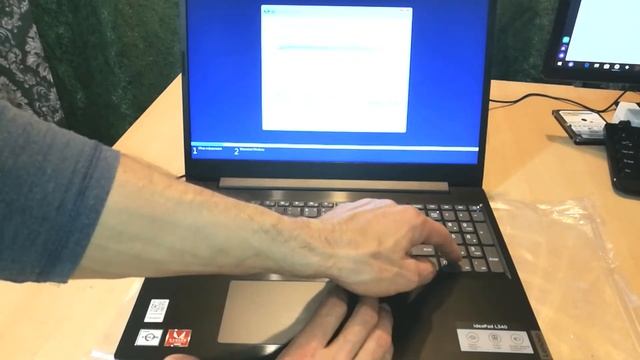 Ноутбук Lenovo L340. Распаковка. Ленивый обзор. Мнение. смотреть онлайн