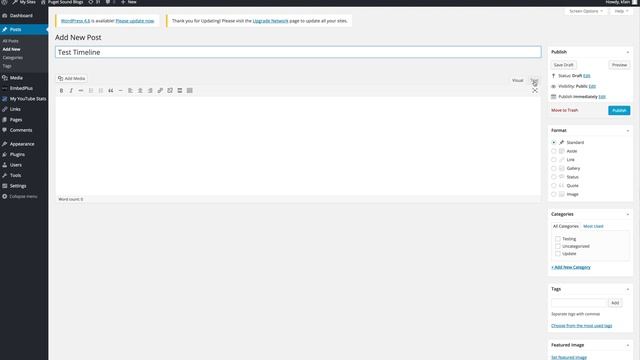 Adding TImelineJ S to WordPress (without plugin) смотреть онлайн