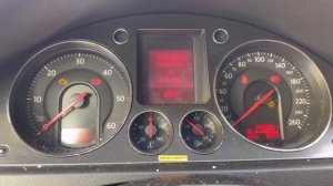 Проверка межсервисного интервала на PASSAT B6