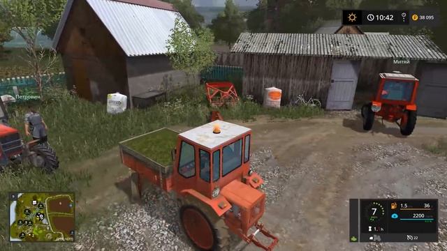 ПОСПОРИЛ С МУЖИКОМ НА ТРАКТОР! ПРОИГРАЛ ТРАКТОР? Farming Simulator 17 смотреть онлайн