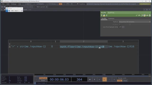 LED Mapping - TouchDesigner 202 Workshop Berlin 15th of December 2018 смотреть онлайн