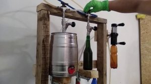 Розлив пива в 5 л. бочонок