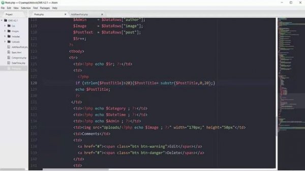 CMS Showing Limited Content Using PHP