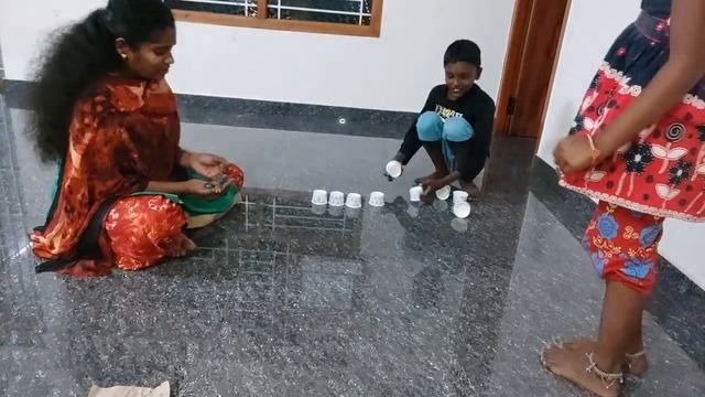 Catch the rolling ball | Simple indoor game for kids | Fun with Adhishu | Coimbatorians смотреть онлайн