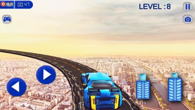 Extreme Car Racing Trick Stunts Impossible Tracks / Android Gameplay #2 FHD смотреть онлайн