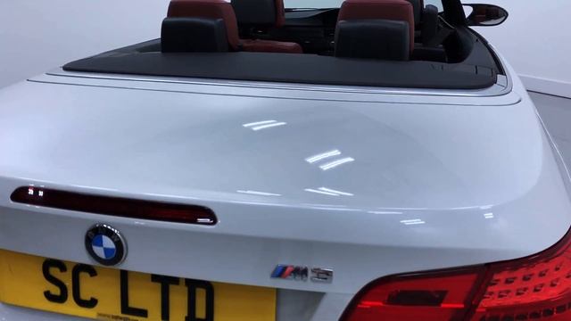 2011 Mineral White BMW M3 E93 4.0 V8 DCT Cabriolet смотреть онлайн