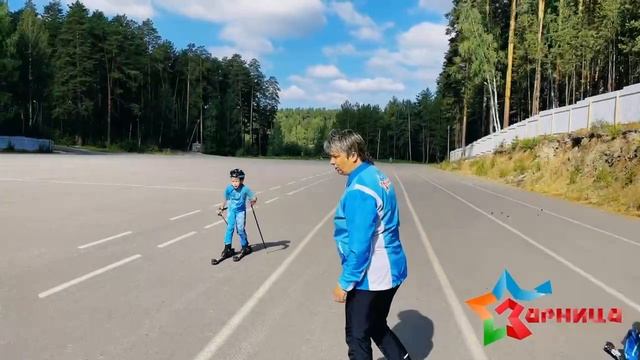 Лыжные гонки в Зарнице смотреть онлайн