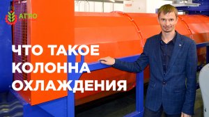 Колонна охлаждения для сои, зерно-бобовых и линий маслопрессования. Как она устроена и работает.