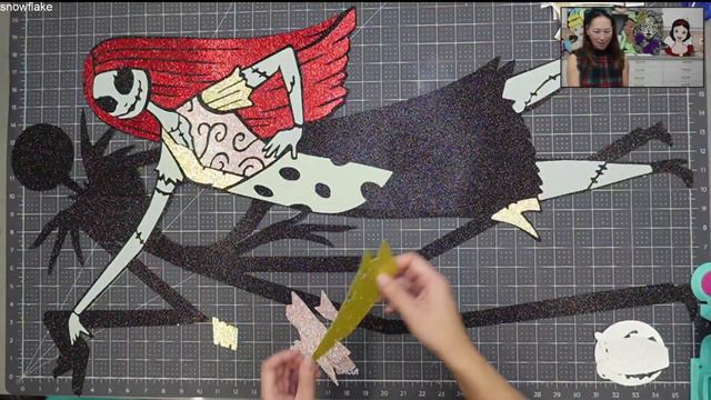 Off The Mat Jack and Sally Nightmare Before Christmas | Assembly Tutorial | The Useless Crafter смотреть онлайн