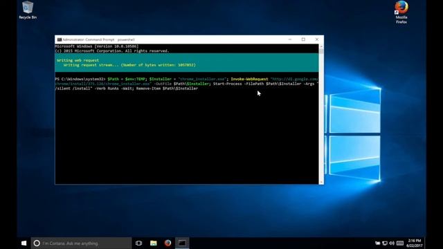 Install Google Chrome with Powershell command-line смотреть онлайн