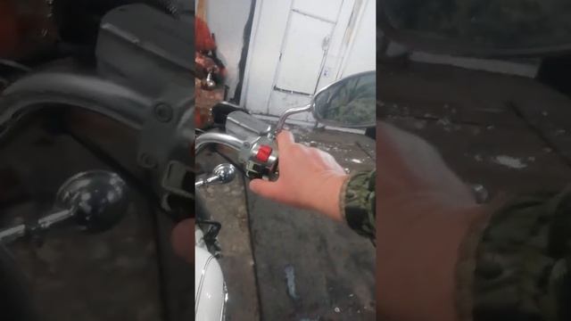 запуск зимой, Ямаха Драг Стар 1100 смотреть онлайн