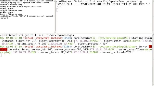 HTTPS proxy - SSL keybridge - Zorp GPL смотреть онлайн