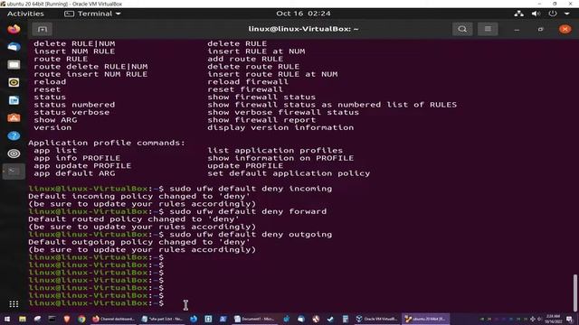 #ubuntu #networksecurity. Remove "listening" services: CUPS & AVAHI). UFW #firewall ALLOW HTTPS ONL смотреть онлайн